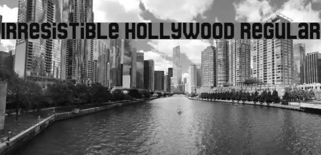 Irresistible Hollywood Regular Font examples