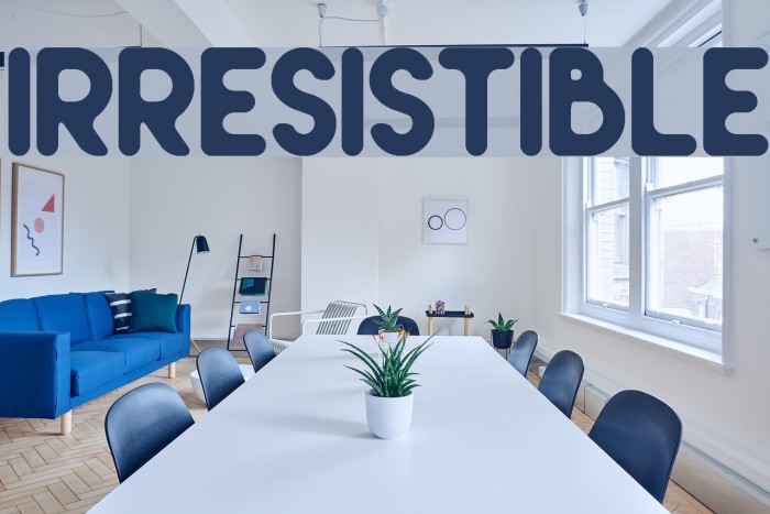 Irresistible Font examples