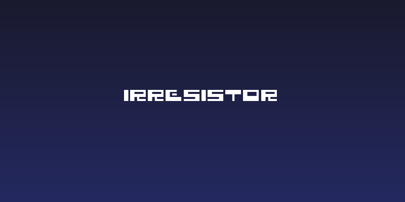 Irresistor Social Header