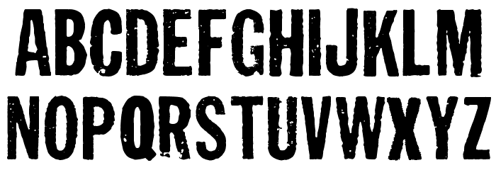 Irresponsible Direction Font LOWERCASE