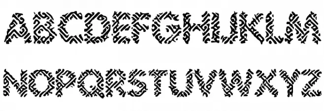 Irritate BRK Font UPPERCASE