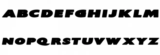 Irtusk Bold Italic خط أحرف كبيرة