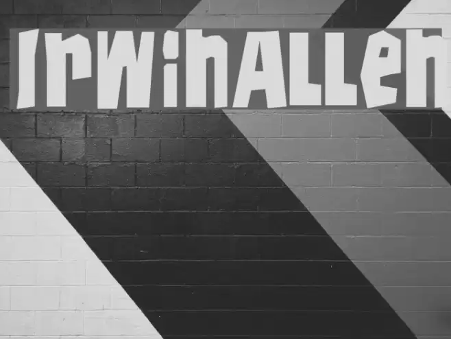 IrwinAllen Font examples