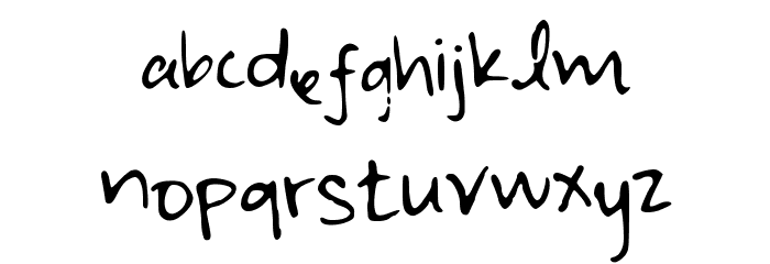 irisisweird Font LOWERCASE
