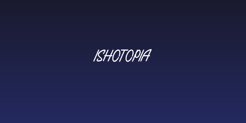 ISHOTOPIA Social Header