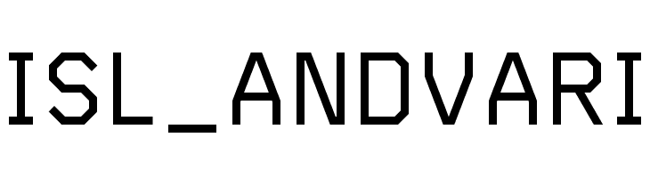 ISL_Andvari  Fuentes Gratis Descargar