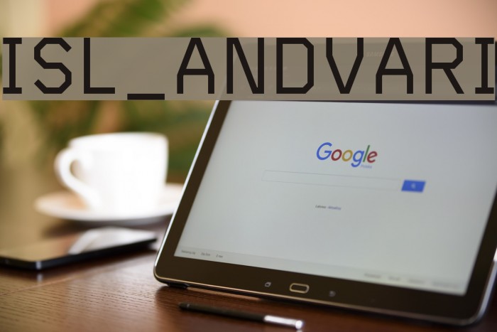 ISL_Andvari Font examples