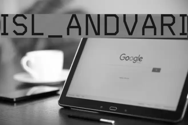 ISL_Andvari फ़ॉन्ट examples