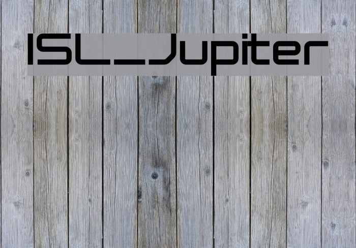 ISL_Jupiter Font examples