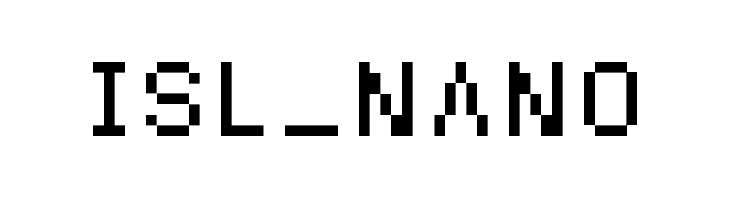 ISL_NANO  Free Fonts Download