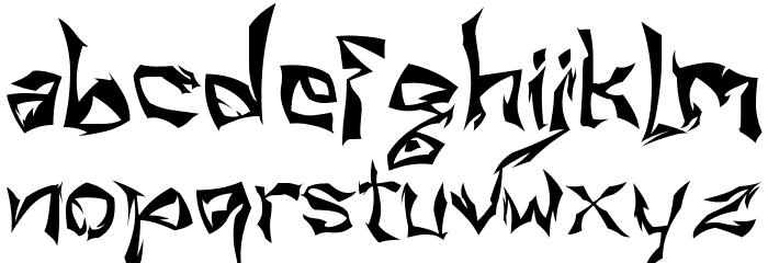 ISL_Villain Font LOWERCASE