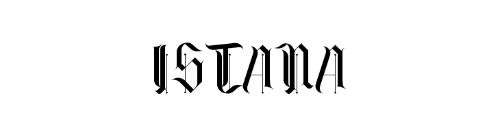 ISTANA  Frei Schriftart Herunterladen