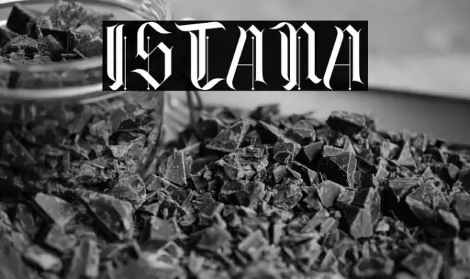 ISTANA Font examples