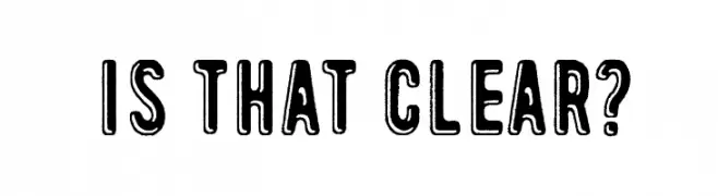 Is that clear?  Fuentes Gratis Descargar