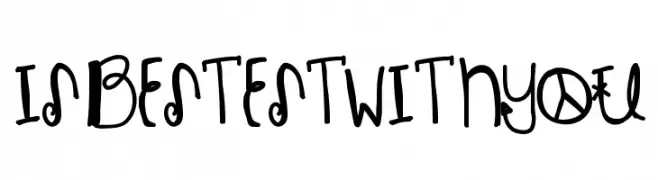 IsBestestWithYou  Fuentes Gratis Descargar