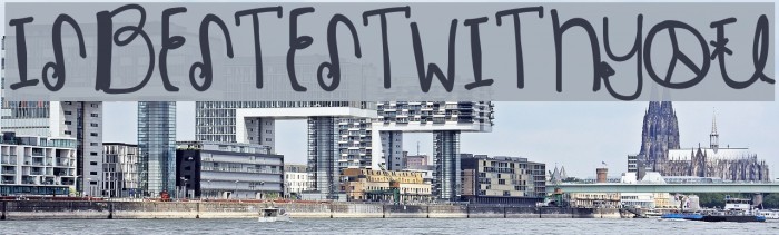 IsBestestWithYou Font examples