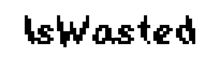 IsWasted  les polices de caractères gratuit tlcharger