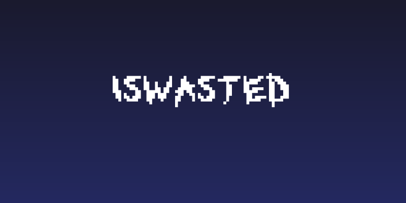IsWasted Social Header