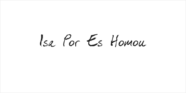 Isa Por Es Homou Logo