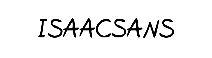 IsaacSans Font