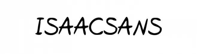 IsaacSans  フリーフォントのダウンロード