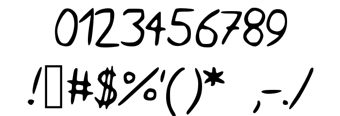 IsaacSans Font OTHER CHARS