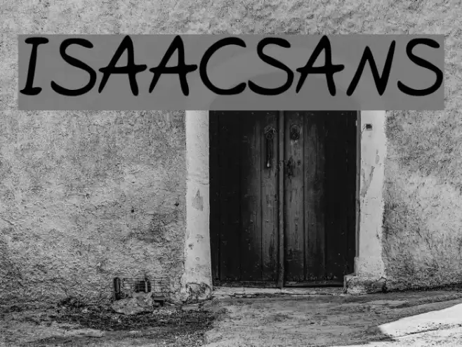 IsaacSans Font examples
