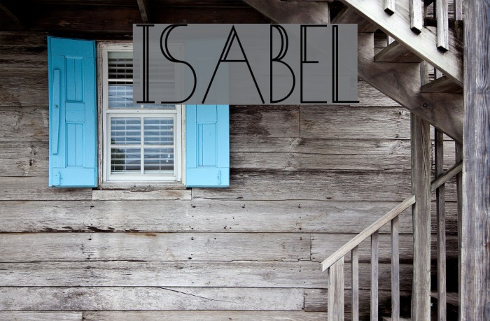 Isabel Font examples