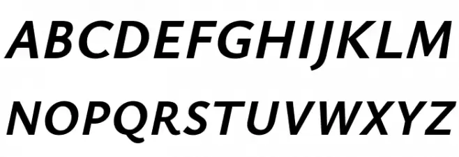 Isabella Sans Black Italic Fonte MAIÚSCULAS
