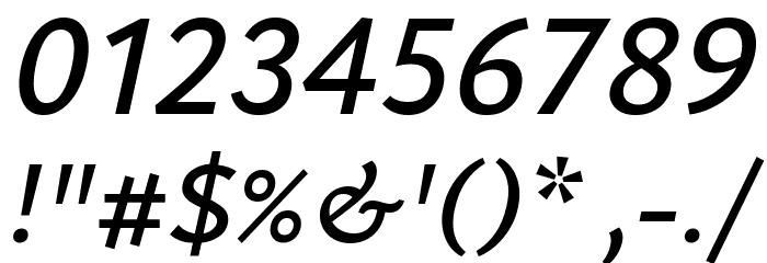 Isabella Sans Bold Italic Font OTHER CHARS