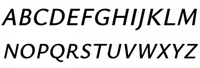 Isabella Sans Bold Italic Font UPPERCASE