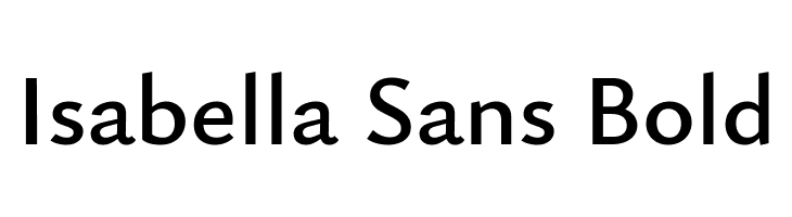 Isabella Sans Bold  免费字体下载