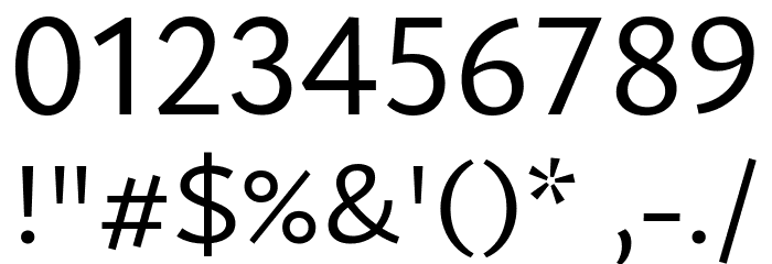Isabella Sans SemiBold Font OTHER CHARS