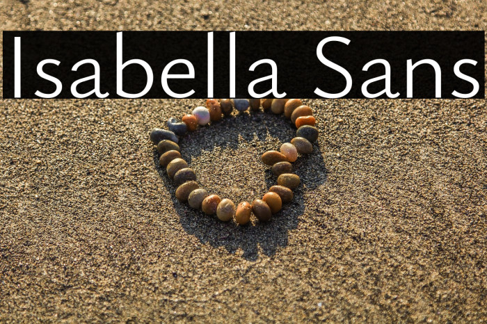 Isabella Sans Example 3
