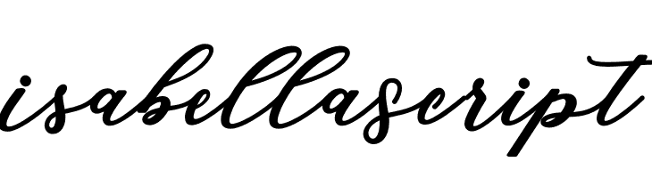 IsabellaScript  Free Fonts Download