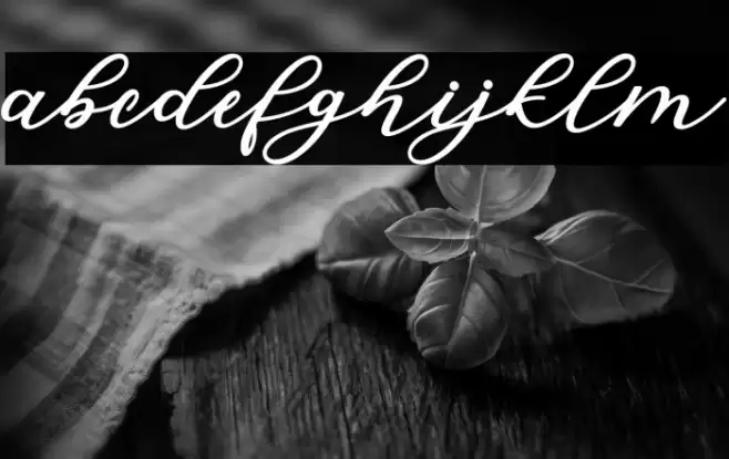 IsabellaScript Font examples