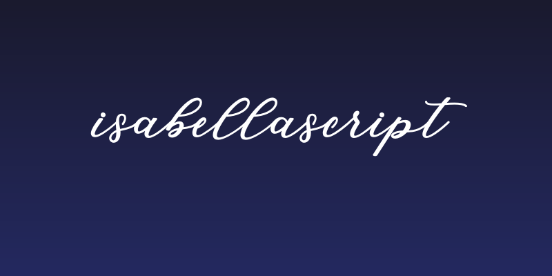 IsabellaScript Social Header