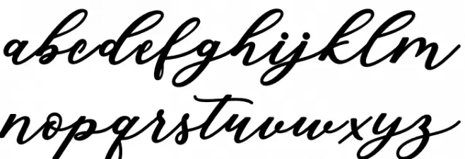 IsabellaScript Caratteri MINUSCOLO