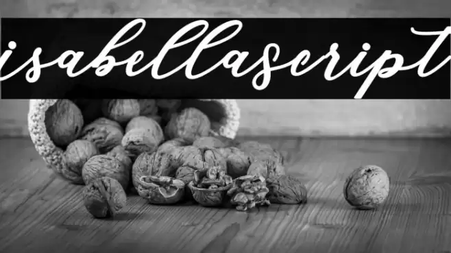 IsabellaScript Font examples