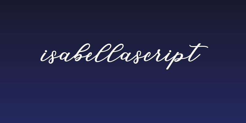 IsabellaScript Social Header