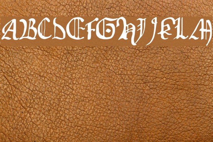 Isabella फ़ॉन्ट examples