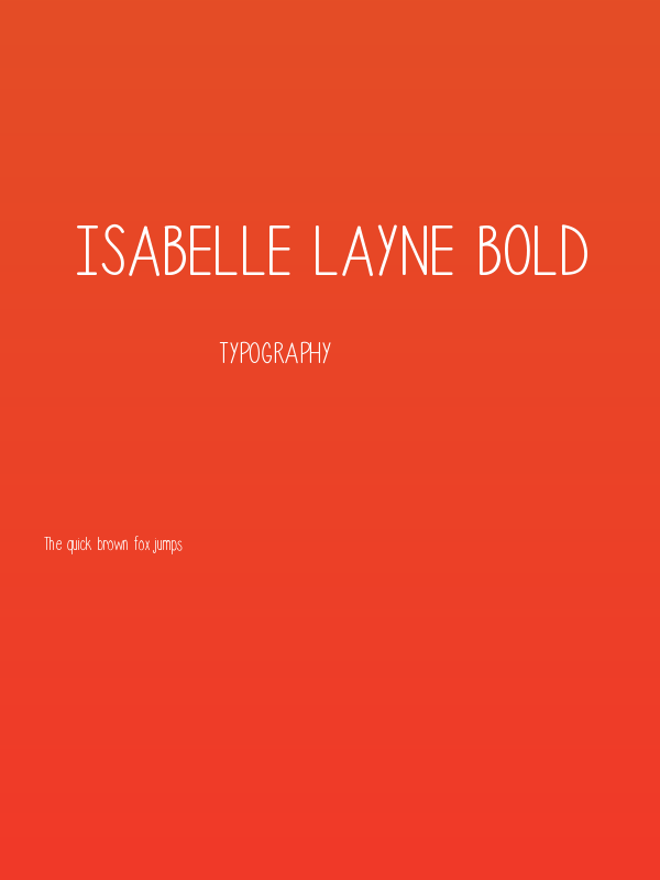 Isabelle Layne Bold Poster