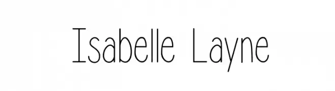 Isabelle Layne  font caratteri gratis