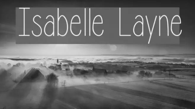 Isabelle Layne Font examples
