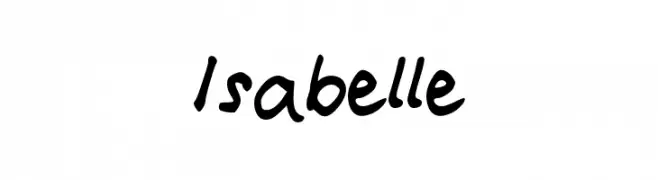 Isabelle  Frei Schriftart Herunterladen