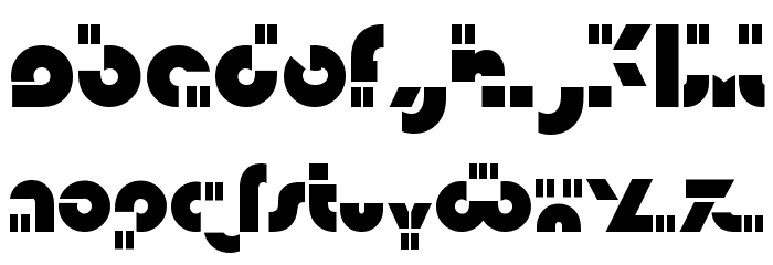 Isamu Font LOWERCASE