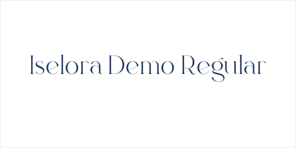 Iselora Demo Regular Logo