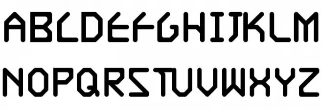 Ishi Regular E. Font Litere mari