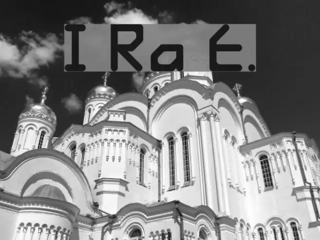 Ishi Regular E. Schriftart examples