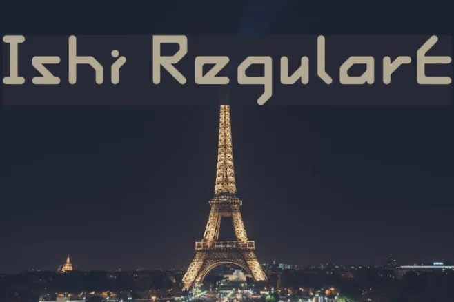 Ishi RegularE Example 1